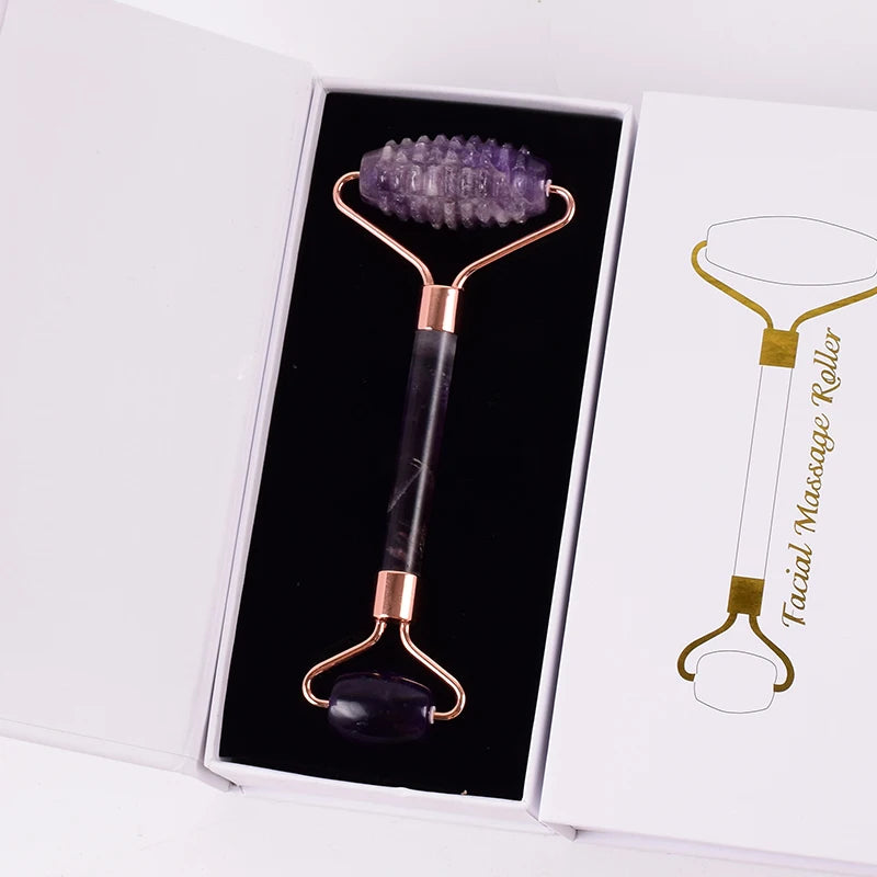 Amethyst Roller Massage Set