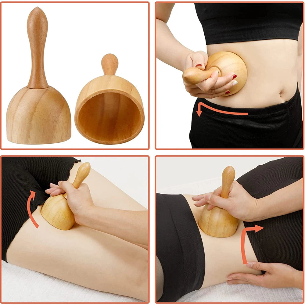 Wooden Massage Therapy Set