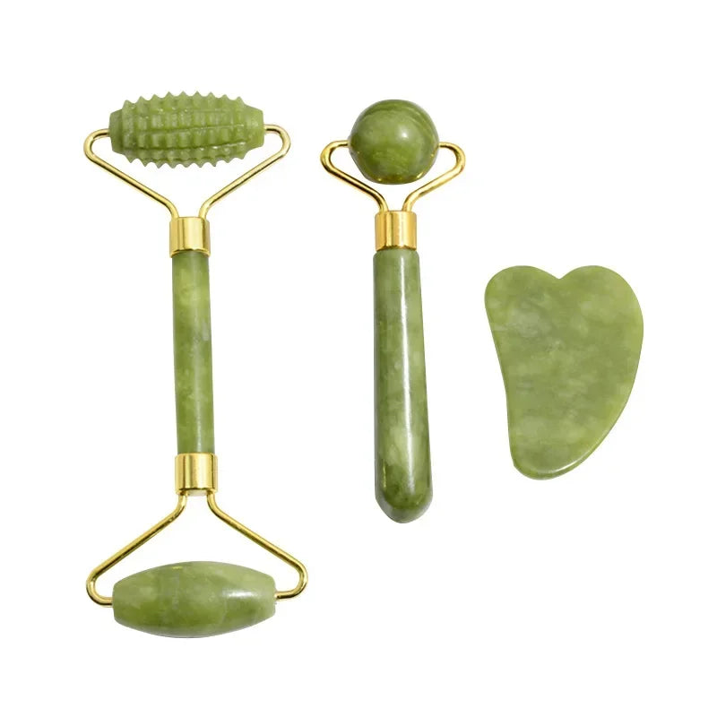 Jade Roller Massage Set