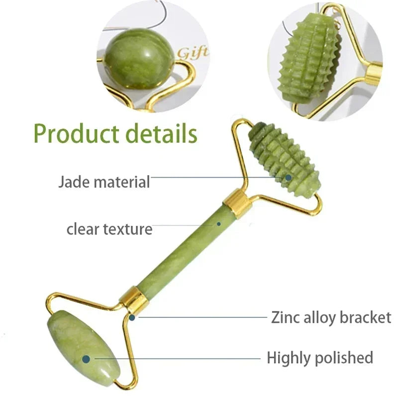 Jade Roller Massage Set