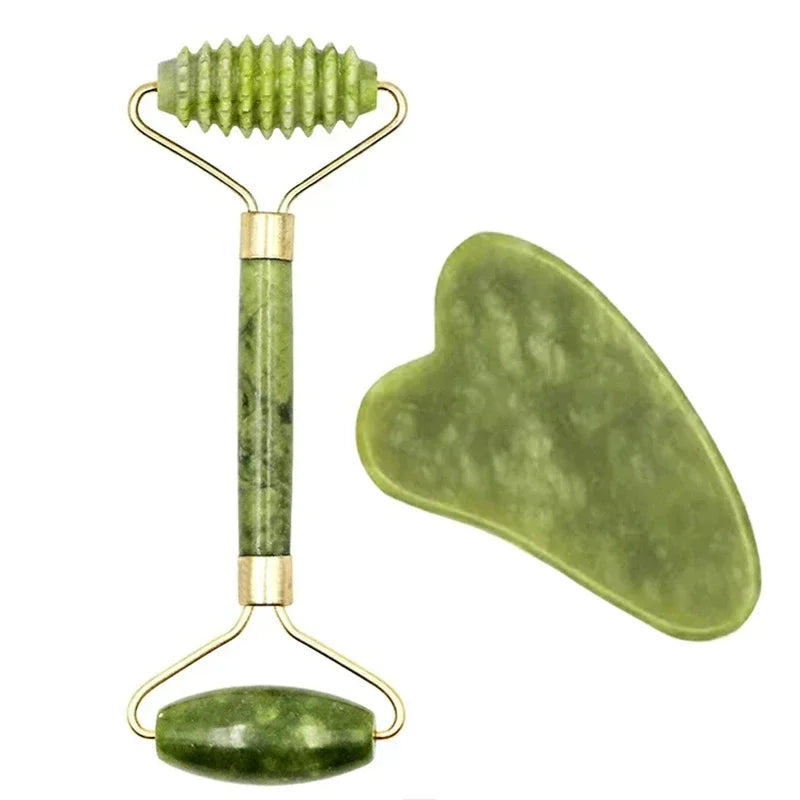 Jade Roller Massage Set