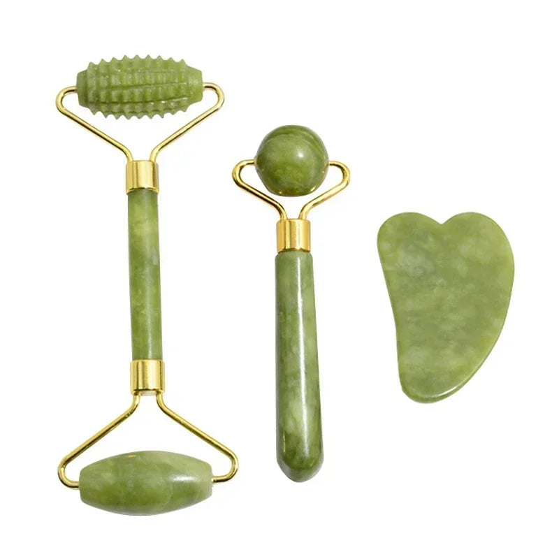 Jade Roller Massage Set