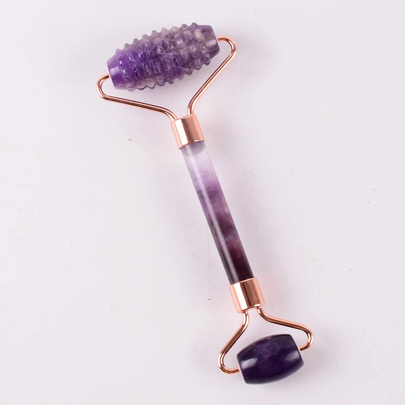 Amethyst Roller Massage Set