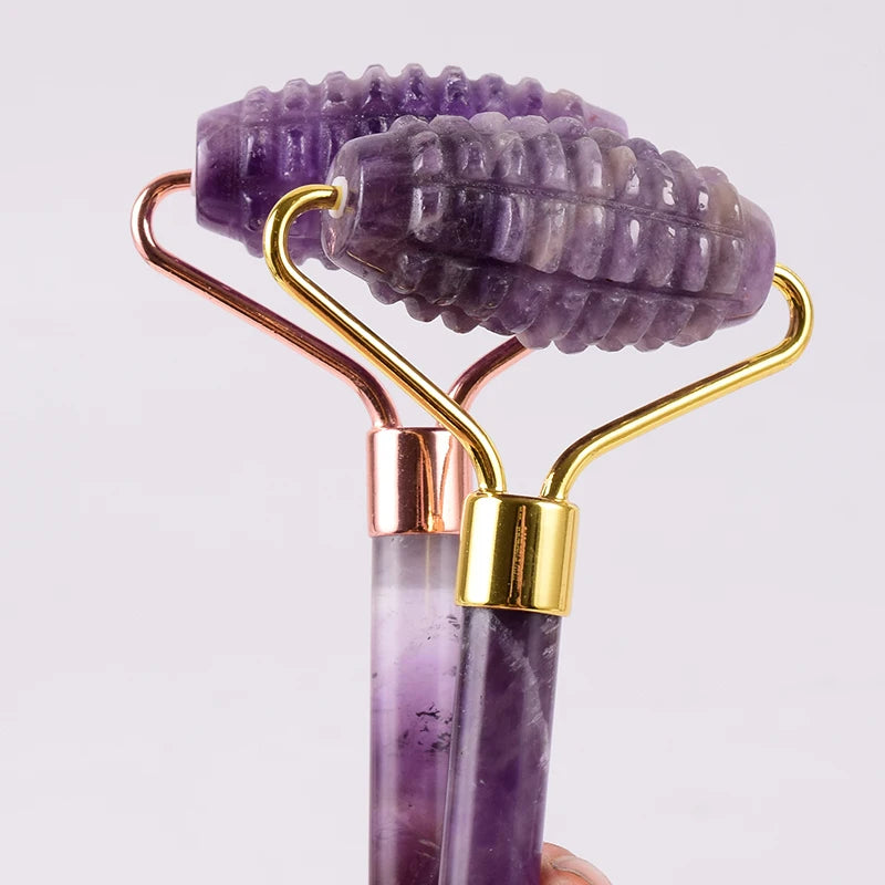 Amethyst Roller Massage Set