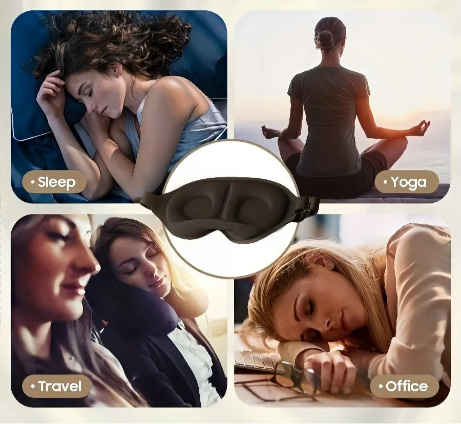3D Contoured Sleep Mask