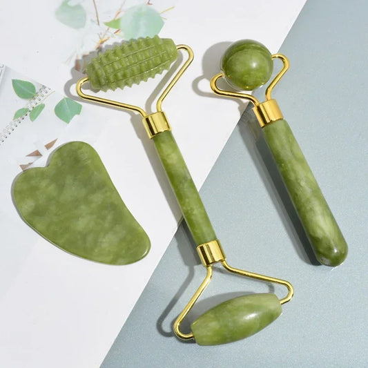 Jade Roller Massage Set